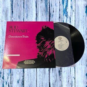 Rod Stewart Downtown Train The Storyteller Anthology (1990) Vinyl LP Promotional